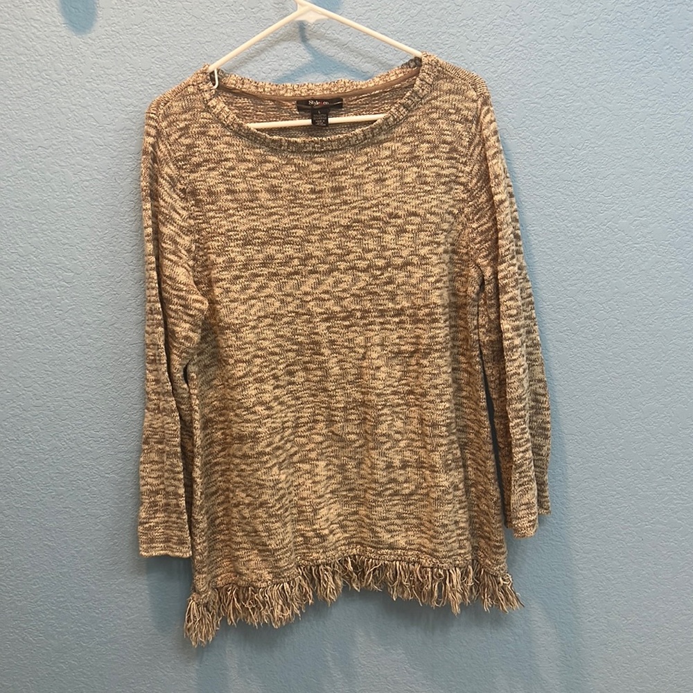 Cute Fringed Sweater